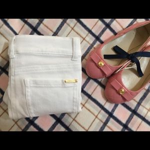 Janie and Jack white jeans